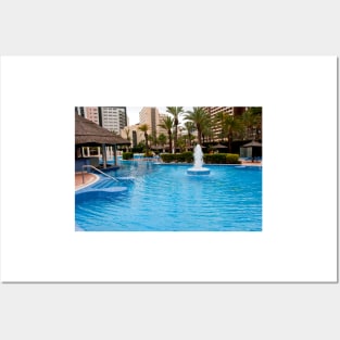 Solana Hotel Swimming Pool Benidorm Spain Posters and Art